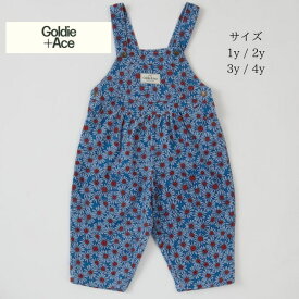【Goldie+Ace】 オーバーオール　 "GOLDIE VINTAGE OVERALL DIXIE DAISY CORDUROY" サイズ：1y、2y、3y、4y カラー：BLUE RED 　おしゃれ　おすすめ　記念日　かわいい　ゴルディエ　誕生日　プレゼント　andtete &tete 海外子ども服