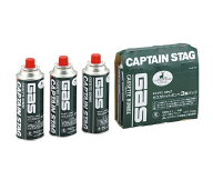 [ キャプテンスタッグ ガスカセットボンベ3本パック ] M－7621 カセットコンロ トーチ ボンベ 登山 キャ…