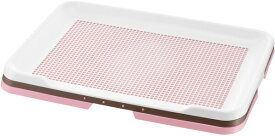 リッチェル　お掃除簡単ステップトレー　ワイド　ライトピンク
