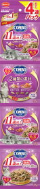 日本ペット　コンボキャット連パック　毛玉対応メニュー　11歳以上　かつお節添え　140g（35g×4連）