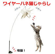 猫じゃらし おもちゃ 自動 吸盤 ねこ ネコ 1人遊び ワイヤー 鳥 羽根 竿 丈夫 固定 鈴 ベル
