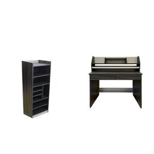 【全商品に使える11%offクーポン!!】 学習机 勉強机 シェルフ 3点セット 収納 学習デスク デスクセット 引出し付き セット コンパクト 木製 子供 子供用 子供部屋 学習デスクセット 足元収納