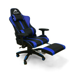 【全商品に使える11%offクーポン!!】 ゲーミングチェア オフィスチェア 足置き オットマン内蔵 ハイバック リクライニング ランバーサポート 腰痛対策 可動式アームレスト フットレスト ロッ