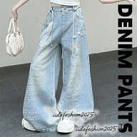 【期間限定★最大300円OFFクーポン】 デニムパンツ キッズ ダンス衣装 キッズ ズボン デニム ヒップホッ…