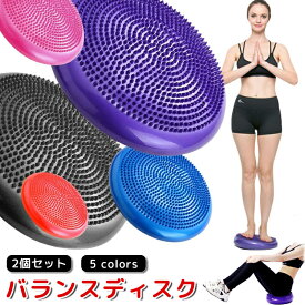 バランスディスク 【2点セット+（空気入れは1つです）】バランストレーニング リハビリトレーニング 体幹トレーニング バランスクッション 体幹クッション クッション 母の日 プレゼント 実用的 ラッピング可