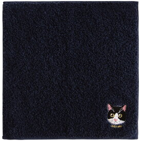 ねこ刺繍ハンカチ 今治タオル 日本製 うちのにゃんこ 猫 ワンポイント刺繍 タオルハンカチ ノルウェージャン ラグドール ハチワレ サバトラ ペルシャ シャム スコティッシュ ソマリ かわいい プチギフト レディース ギフト【レビュー特典!/クーポン&日本製入浴剤】