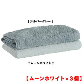 パーフェクテン Perfec10 for Face フェイスタオル 34×85cm ムーンホワイト【3個セット】