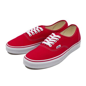 VANS バンズ VANS レッド/ホワイト AUTHENTIC オーセンティク VN000EE3RED