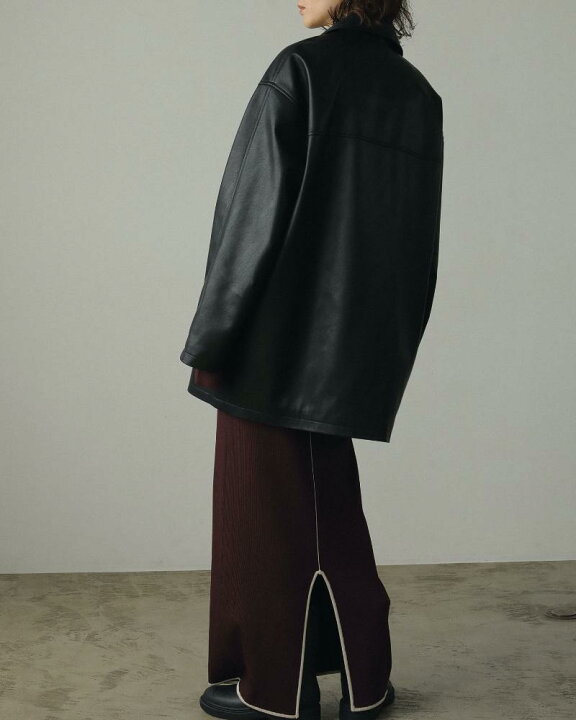 楽天市場】anuke アンヌーク 62420103 Ecoleather Over Jacket 