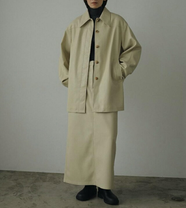 楽天市場】anuke アンヌーク 62420103 Ecoleather Over Jacket 