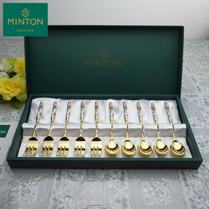 楽天市場】MINTON/ミントン ティースプーン・ケーキフォーク 10PCS 