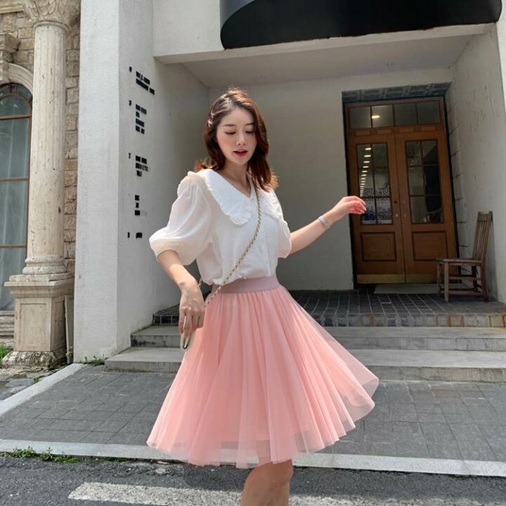 楽天市場】スカート レディース チュール 送料無料 個性的 ミニ 
