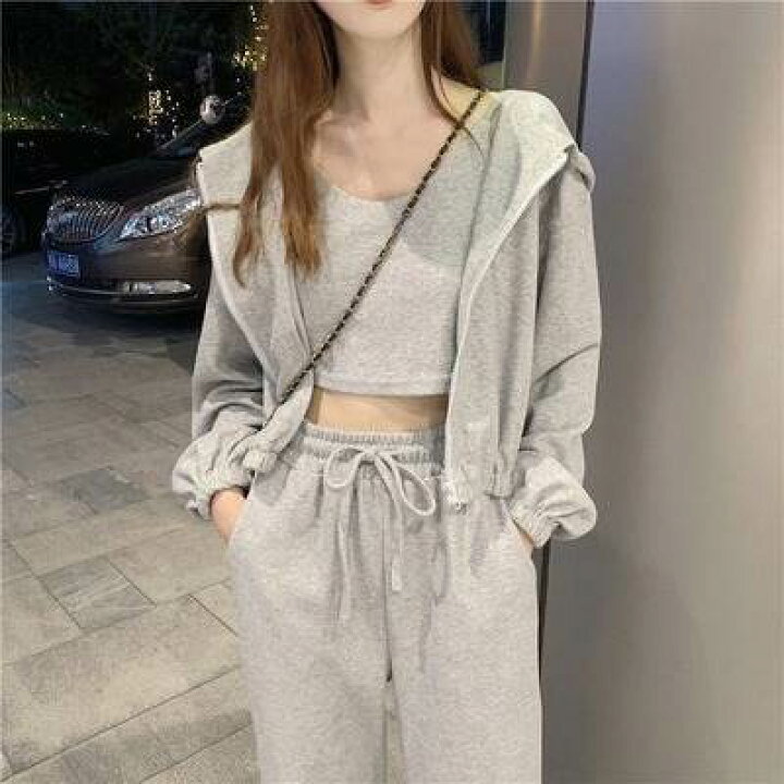 楽天市場】セットアップ 3点セット スウェット トップス ストレート 