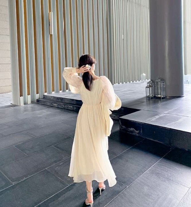 楽天市場】妖精 ワンピース フレアワンピース ワンピドレス ミモレ丈 