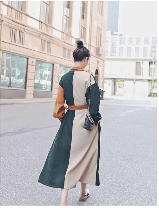 楽天市場】ワンピース ドレス レディース シャツワンピース ロング丈 