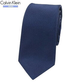 ★SALE66%OFF【ck Calvin Klein】カルバンクライン 日本製 刺繍 シルク ナロータイ(ネクタイ) 紺×グレー『21/11/1』041121【ネコポスで送料無料】