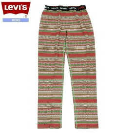 ★SALE65%OFF【Levi's】リーバイス フォークロアリラックスレギンス(REGULAR FIT)(ワンマイルウェア) 緑×赤『14/9/1』040914【ネコポスで送料無料】