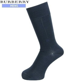 新古品 【希少品】【BURBERRY】バーバリー 日本製 ホースマーク刺繍 ビジネスソックス(靴下) 紺『18/3/3』130318【ネコポスで送料無料】