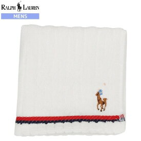 RALPH LAUREN ラルフローレン チルデンニットケーブル ミニタオル タオルハンカチ 白 23/1/4 260123【ネコポスで送料無料】