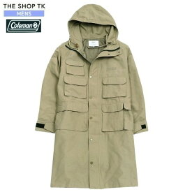 THE SHOP TK ザ ショップ ティーケー Coleman コールマン別注 ファンクションポケットロングマウンテンパーカ ベージュ 23/2/4 220223 23.10sage