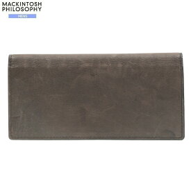 訳あり商品 マッキントッシュ 長財布 MACKINTOSH PHILOSOPHY メンズ ブランド 本革 ベリー キップレザー 小銭入れなし チョコ 0309BF【ネコポスで送料無料】