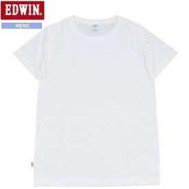 ★SALE55%OFF【EDWIN】エドウィン 「COOL」クルーネック Tシャツ(半袖) 白『20/6/3』170620【ネコポスで送料無料】