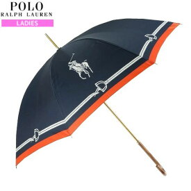 【新古品】ポロ・ラルフローレン 雨傘 POLO RALPH LAUREN レディース ブランド ギフト プレゼント 日本製 ビッグポロアイコン 長傘 婦人 紺 23/11/5 301123