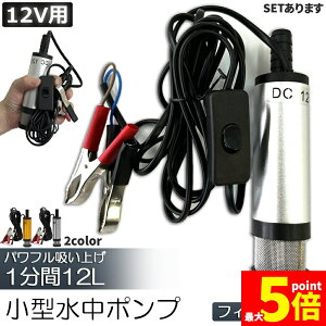 ���労�ӍՁI�|�C���g5�{�������|���v 12V ���^ �E�H�[�^�[�|���v 12L/min �Z�b�g����܂� 2�J���[ �o�b�e���[�N�����v �d�� �|���v �P�[�u�� 3m �X�C�b�`�� ���� ���� ���� �r�� �r�� ���� �C�� 