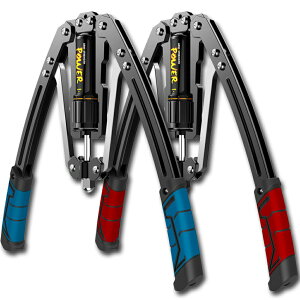 ★ポイント5倍 マラソンセール★筋トレ アームバー 2個セット 油圧式 エキスパンダー 大胸筋トレーニング器具 アームレスリング器具 筋トレグッズ 安全 大胸筋 腹筋 上腕二頭筋 広背筋 筋ト