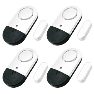 ★ポイント5倍 マラソンセール★防犯アラーム 窓 ドア 防犯ブザー 大音量 125dB 防犯グッズ 窓用 ドア用 扉 引き出し 泥棒 侵入防止 警報 警報音 音 空き巣 電池式 窓ガラス 防止 防犯 警報機