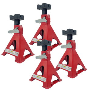 ���労�ӍՁI�|�C���g5�{���W���b�L�X�^���h 2��Z�b�g �Œ��285mm �ō���435mm 6�i�K ���߉\ Jack Stand �Ᏸ ���`�F�b�g�� �v �W���b�L�_�E�� ���W�b�h���b�N �^�C������ �I�C������ �W���b�L