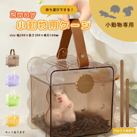 【超P祭り ポイント2倍】お出かけキャリー キャリー ケース ハムスター モモンガ ペット ケージ おでかけ 旅行 病院 移動 防災 掃除 おでかけ ケージ 掃除簡単 ペットキャリー キャリーケース 小動物 ペットバッグ ペット