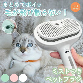 【超P祭り ポイント2倍】ペットブラシ スチームブラシ 蒸気ペットブラシ 充電式 噴霧式ペットコーム 犬 猫 ブラシ スチーム ペット用ブラシ 猫ブラシ 毛取り スリッカーブラシ ブラッシング ミスト ペット 毛取りブラシ 犬ブラ