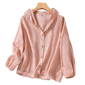 綿麻 フード付き ナチュラル 通気性 軽やか 春 夏 涼しい ゆったり カジュアル リラックス ソフト 肌ざわり 織り柄 上品 重ね着 洗える 速乾 日よけ 冷房対策 軽アウター 薄手 羽織れる くすみカラー シンプル 風通し マット 静かな ロングシーズン 軽快 くつろぎ ナチュラル