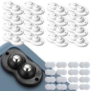 ★ポイント5倍 マラソンセール★貼るだけキャスター キャスター 貼るだけ ボールキャスター 両面テープ ホイール コロ 収納ボックス 小型 ミニ 掃除 貼る 付ける つける ゴミ箱 タイヤ ケー