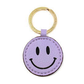 【送料無料】スマイル ニコちゃん キーホルダー PUレザー キーホルダー キーリング バッグチャーム スマイリー カラフル 可愛い