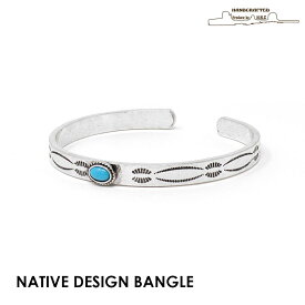 バングル メンズ ネイティブアメリカン ナバホ バングル ブレスレット シルバー ターコイズ メンズ アクセサリー nsbl-008