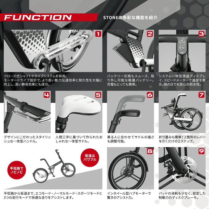 楽天市場】【正規日本代理店から直送】【完成品】折りたたみ電動 