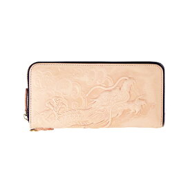 【50％OFF★楽天スーパーSALE★12月4日20時〜】【毎日発送(平日)★本革】イタリアンレザーエンボス長財布 ドラゴン 龍 DO-001