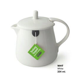 FOR LIFE ティーバッグティーポット White 354ml Teabag Teapot 最適の品質と機能 硬質陶器 茶器 紅茶 お茶 ハーブ シンプル おしゃれ