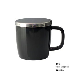 FOR LIFE デューブリューインマグ Black 325ml 細な穴の大型ステンレス製インフューザー 茶器 紅茶 お茶 ハーブ シンプル おしゃれ