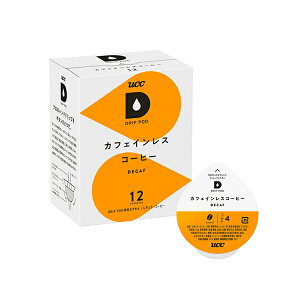 UCC DRIPPOD ドリップポッド カフェインレスコーヒー 12P カプセルコーヒー
