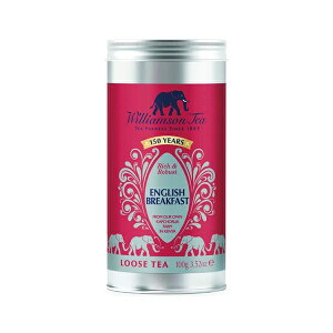Williamson Tea ファイン イングリッシュブレックファスト 100g 茶葉 缶入り 紅茶 イギリス ブランド プレゼント