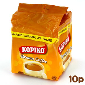 KOPIKO �R�s�R �R�[�q�[�~�b�N�X �u���E�� 27.5g×10�� �������~���N����C���X�^���g�R�[�q�[ �C���h�l�V�A�Y
