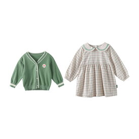 【30日限定ポイント最大25倍】 あす楽 一部 即納【綿100%】 ワンピース 子供服 女の子 カーディガン 保育園 服 子供 きれいめ 春 夏 ベビー 長袖 フォーマル 結婚式 衣装 祝い 赤ちゃん 誕生日 1歳 2歳 キッズ 高級 アンサンブル 入学式 入園式 4歳 小学生