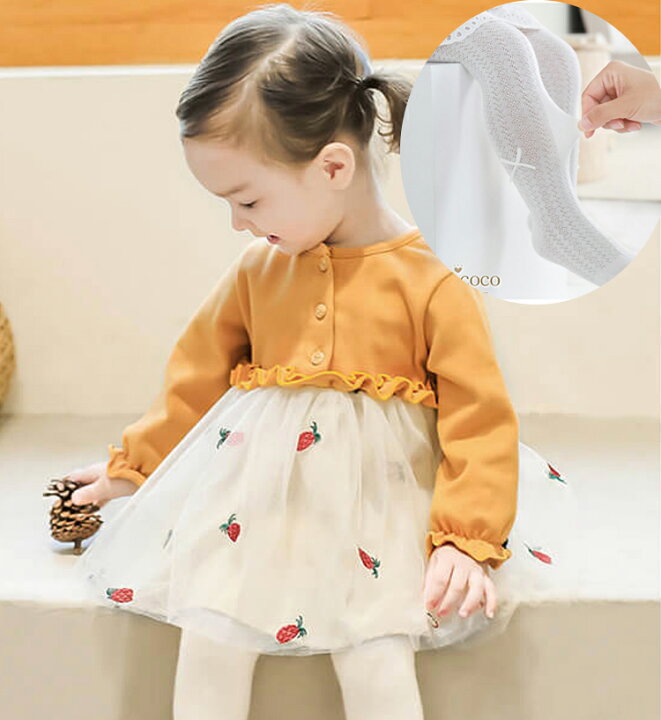 楽天市場】短納期【楽天1位!】 ワンピース 女の子 子供服 赤 小さい  