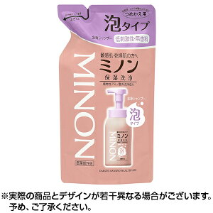 ミノン全身シャンプー泡タイプ 400mL 詰替え用 日本製