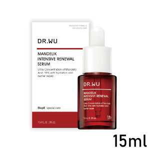 DR.WU �h�N�^�[�E�[ �}���f���b�N �C���e���V�u ���j���[�A�� �Z���� 18�� 15ml | DR.WU(�h�N�^�[�E�[) �}���f���_ �s�[�����O MANDELIK SERUM 18% �X�L���P�A ��������
