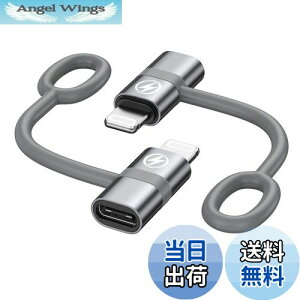 yzRAVIAD Type C to CgjO ϊA_v^ (2Zbg) 36W PD}[d PD`bv f[^] USB-C i-Phone ϊRlN^ A~O VRoh݌v ^CvCiOSϊ