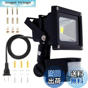 yzSenMeiGuang 10W LEDlZT[CgO100v PIR hƃCgF 6000K IP66hhJS퓔  Px 1000LM ȃGl ZT[Ɩ acdR[h2.2M tȒP100W